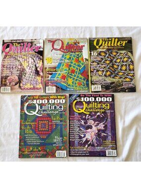 Quilting Magazines The Quilter $100000 Quilting Challenge Lot 2001-2006